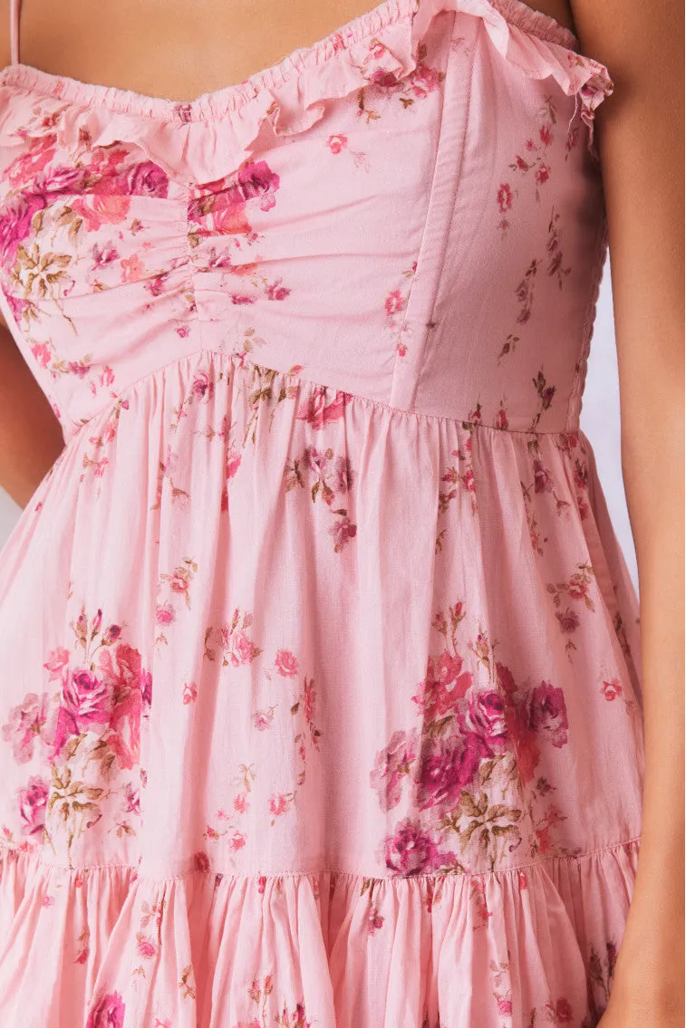 Linny Floral Mini Dress sold by LoveShackFancy product image thumbnail 2