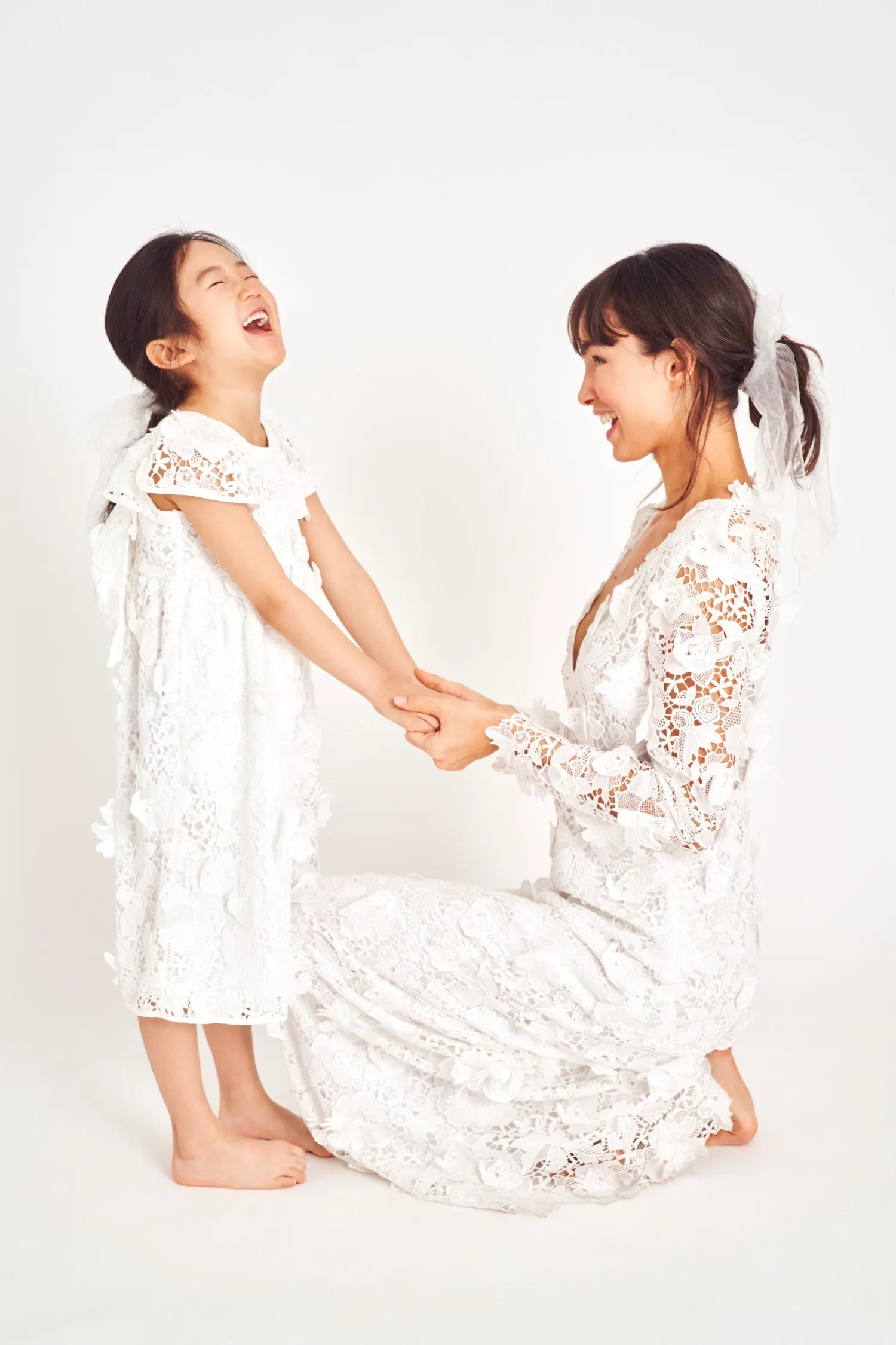 Girls Nancy Dress - TRUE WHITE sold by LoveShackFancy product image thumbnail 4