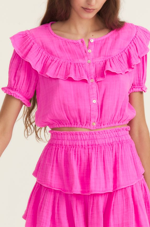 Elania Crop Top sold by LoveShackFancy product image thumbnail 2