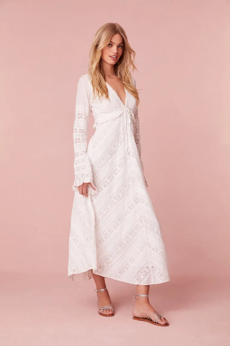Weil Cotton Lace Maxi Dress sold by LoveShackFancy product image thumbnail 2