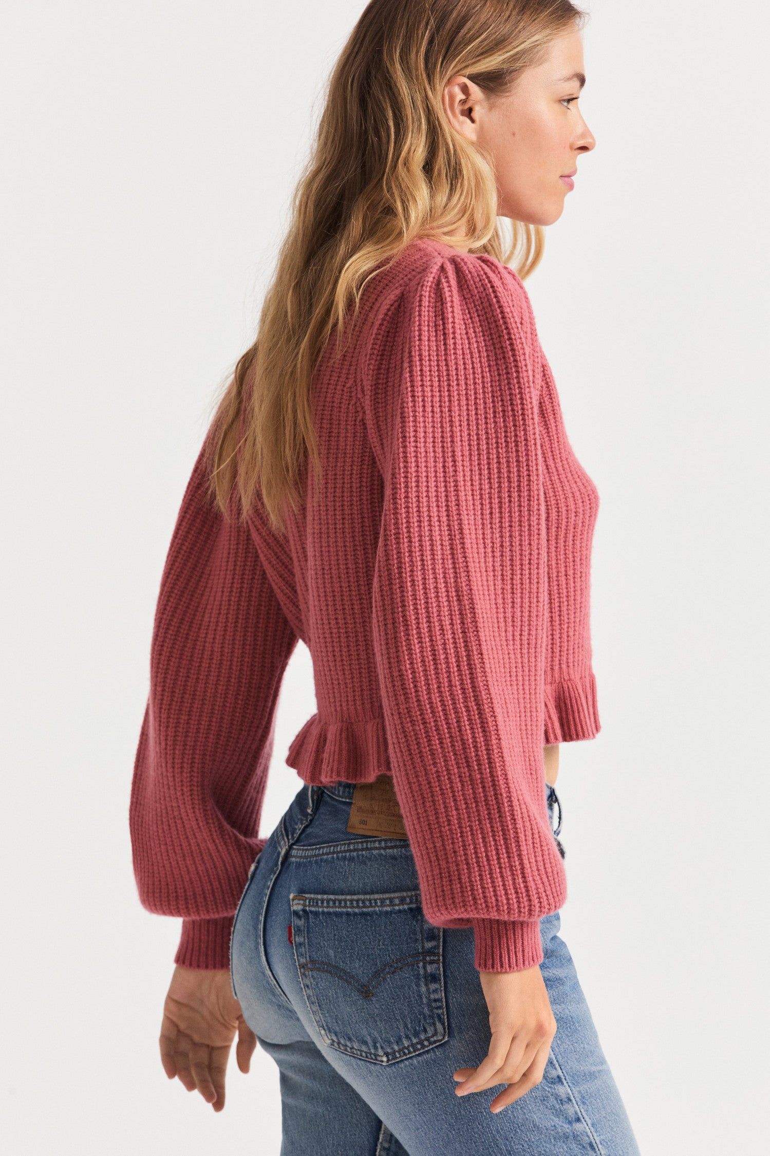 Adessa Cardigan - SIENNA RED sold by LoveShackFancy product image thumbnail 4