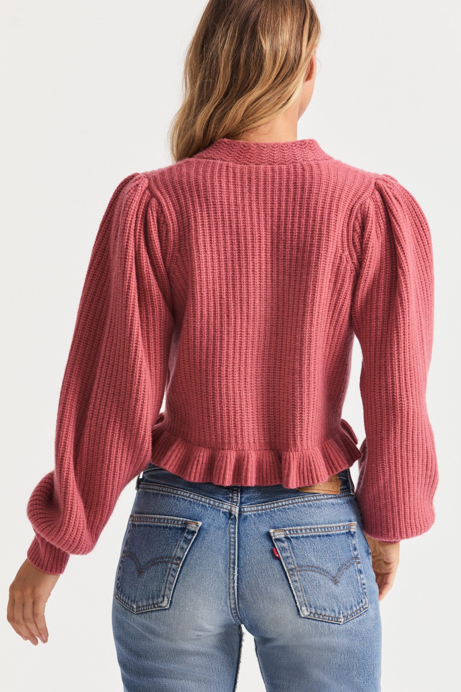 Adessa Cardigan - SIENNA RED sold by LoveShackFancy product image thumbnail 5