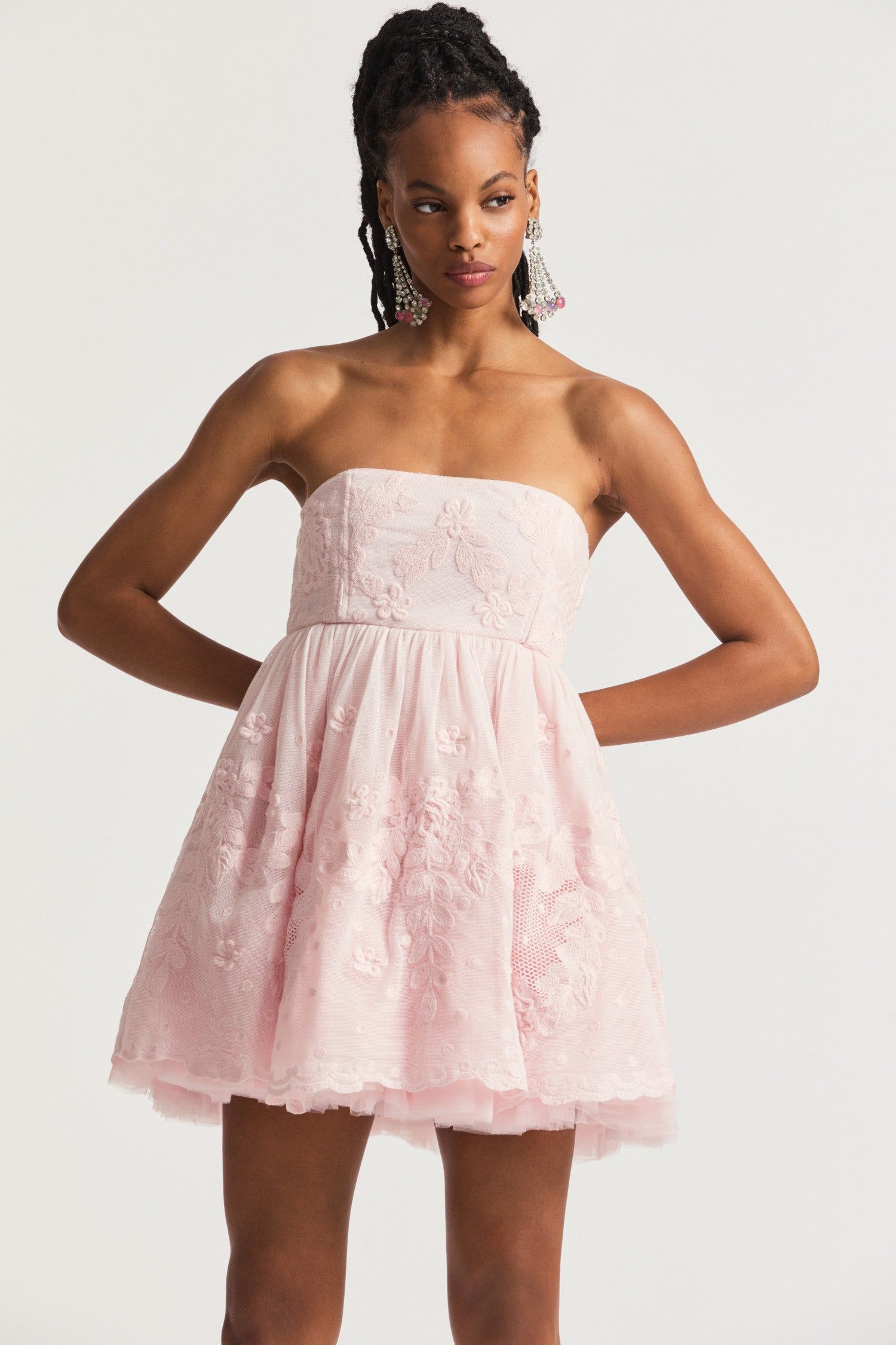 Jaylen Mini Dress- BALLERINA PINK sold by LoveShackFancy