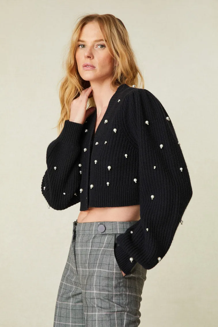 Frances Embellished Cardigan sold by LoveShackFancy