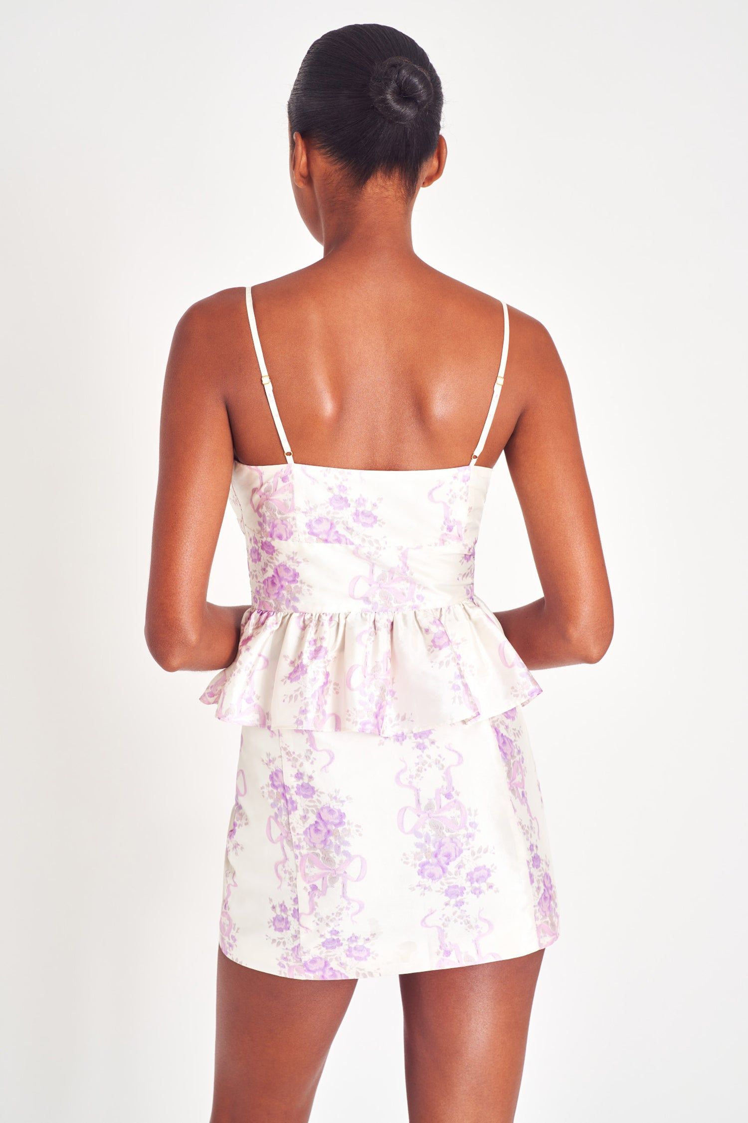 Charma Silk Taffeta Mini Skirt sold by LoveShackFancy product image thumbnail 5