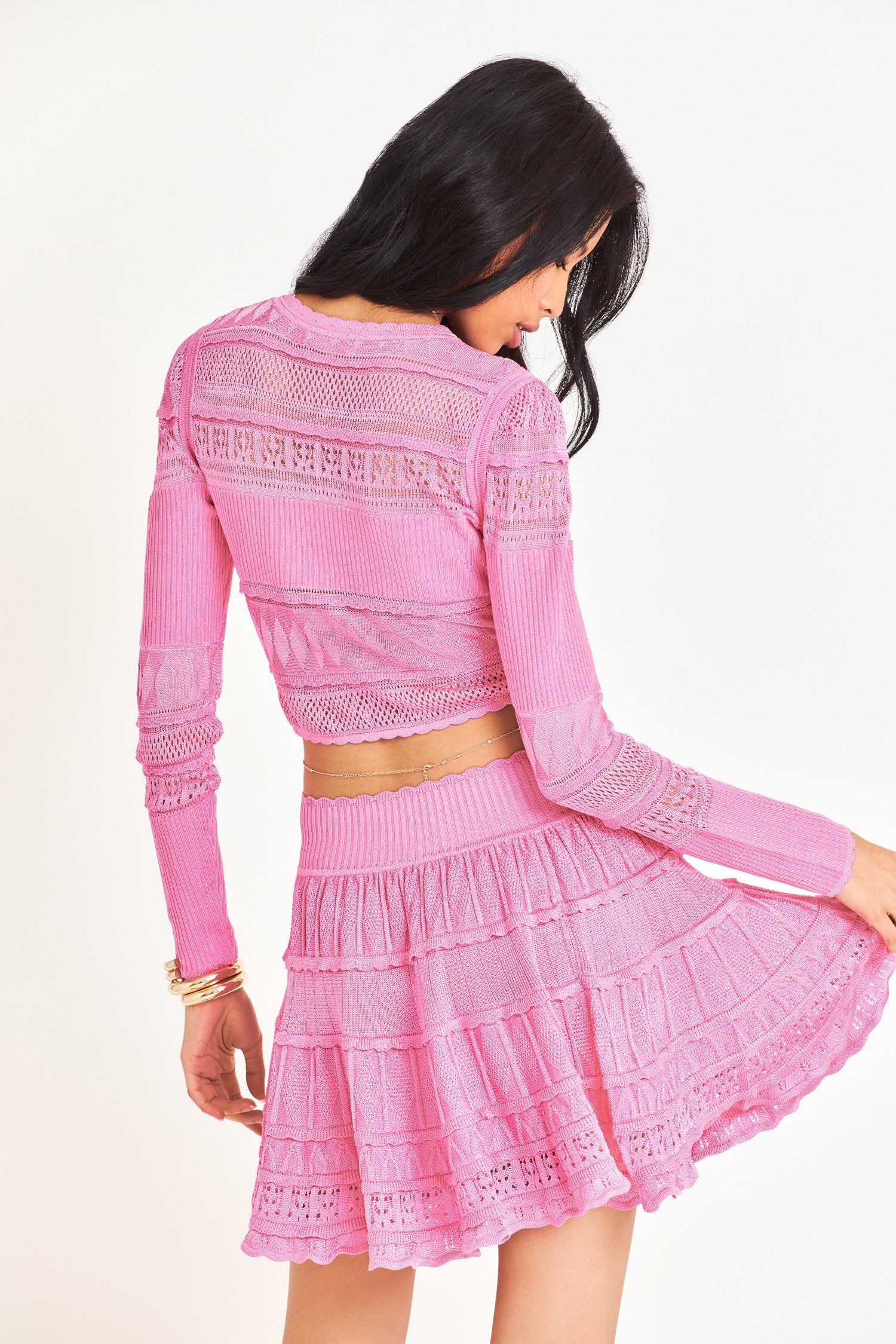 Laren Crop Cardigan sold by LoveShackFancy product image thumbnail 5