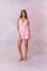 Deanna Hand Dyed Halter Mini Dress sold by LoveShackFancy