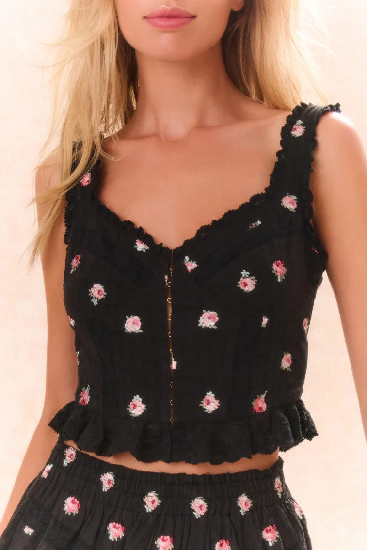 Galette Embroidered Floral Top sold by LoveShackFancy product image thumbnail 2