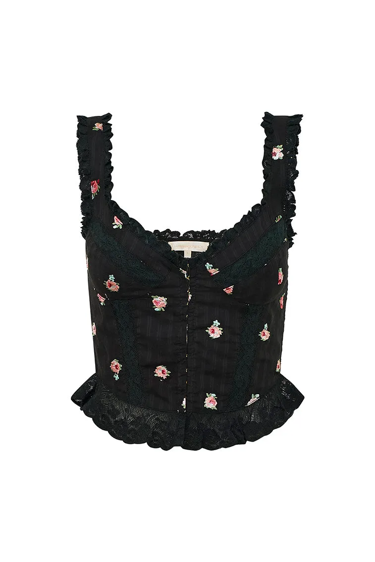Galette Embroidered Floral Top sold by LoveShackFancy product image thumbnail 5