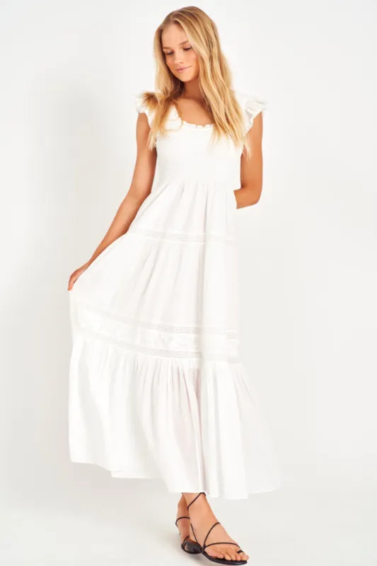 Chessie Heritage Cotton Maxi Dress sold by LoveShackFancy