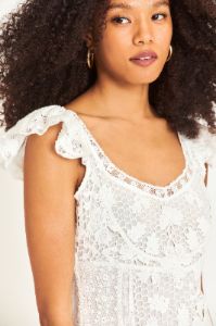 Ilaria Lace Dress sold by LoveShackFancy
