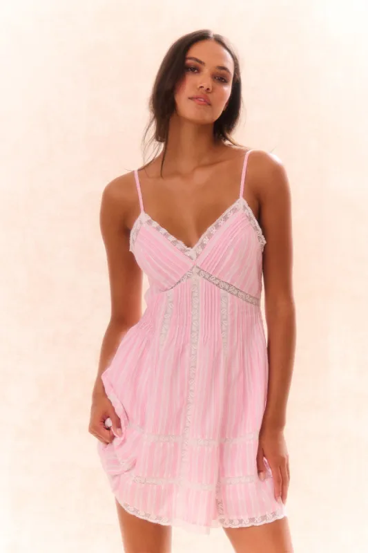 Docila Cotton Striped Dress sold by LoveShackFancy