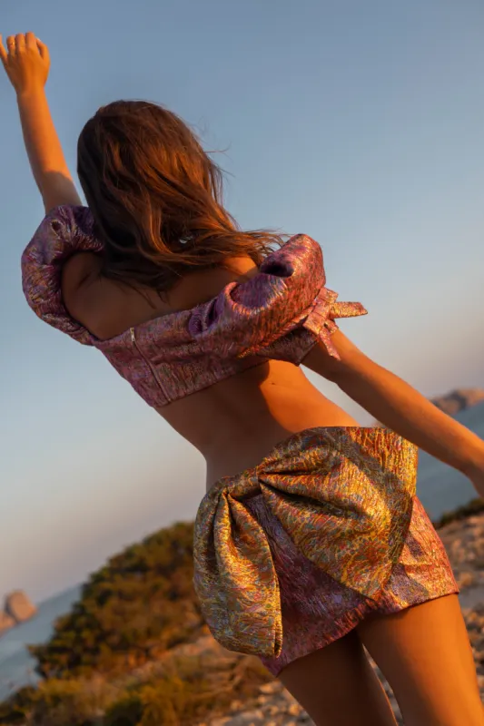 Pemberly Micro Mini Skirt sold by LoveShackFancy