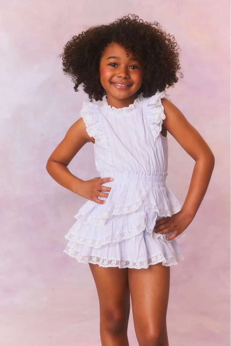 Girls Janelly Cotton Stripe Dress sold by LoveShackFancy