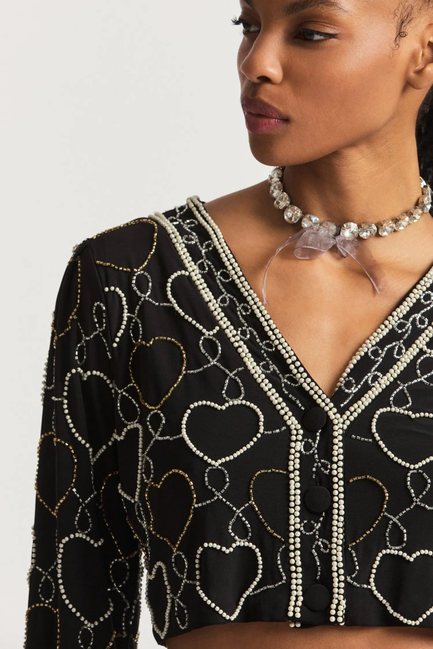 Norima Crop Cardigan sold by LoveShackFancy product image thumbnail 2