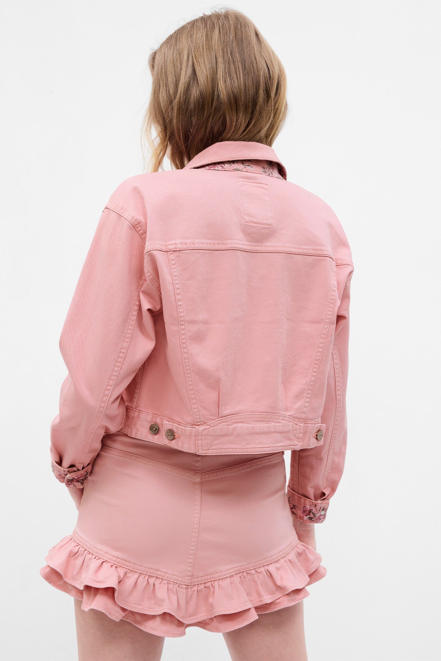 Gap x LoveShackFancy Rosette Denim Jacket sold by LoveShackFancy product image thumbnail 3
