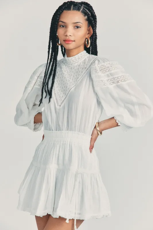 Viola Victorian Mini Dress sold by LoveShackFancy