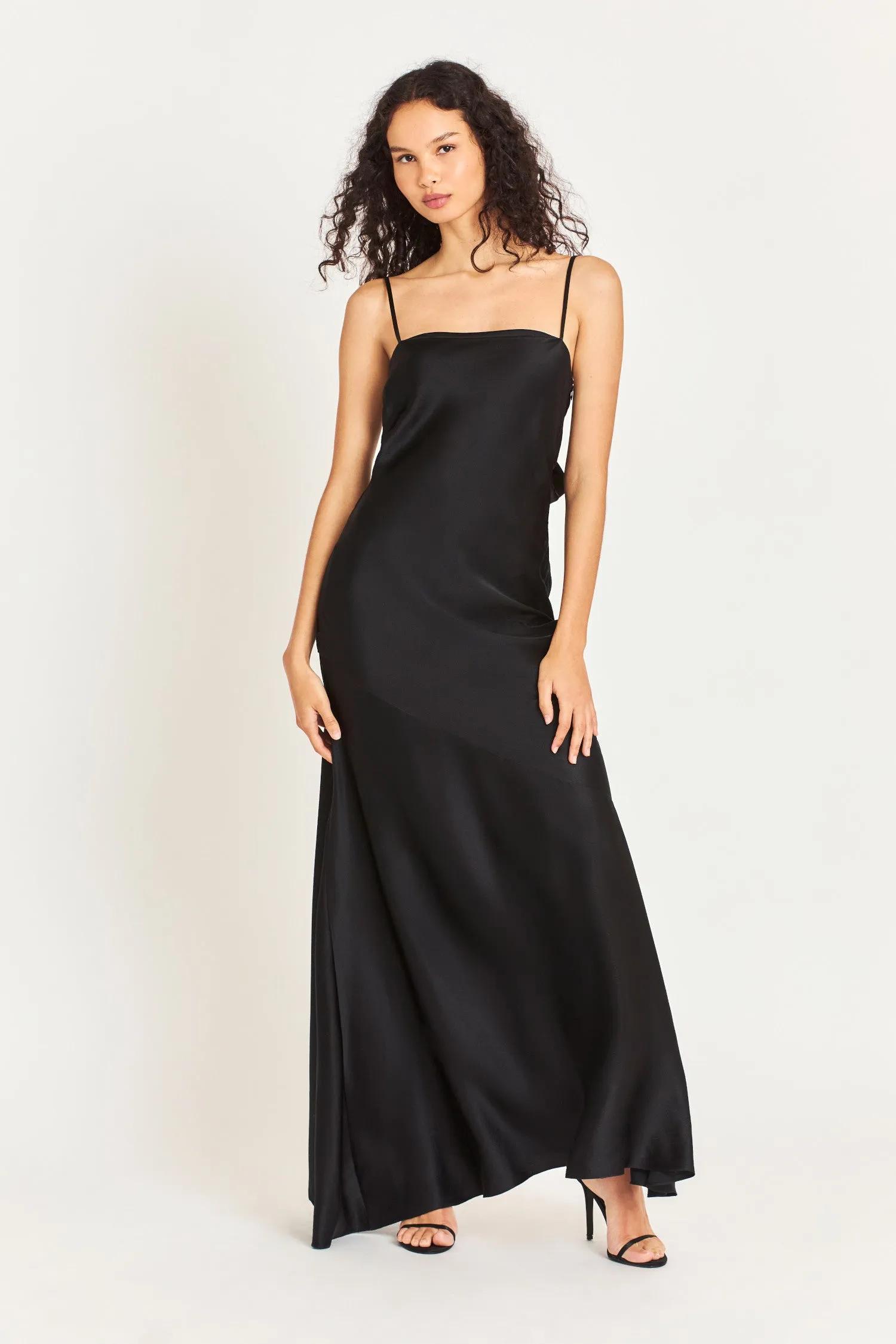 Oaklynn Maxi Silk Dress sold by LoveShackFancy product image thumbnail 4