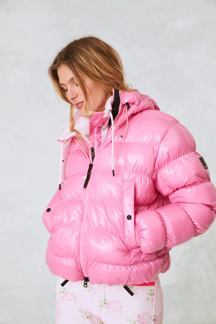 Bogner x LoveShackFancy Rosetta Lightweight Solid Performance Jacket sold by LoveShackFancy product image thumbnail 4