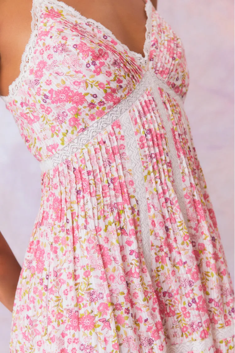 Docila Floral Mini Dress- SPARKLING FRUIT PUNCH sold by LoveShackFancy product image thumbnail 2