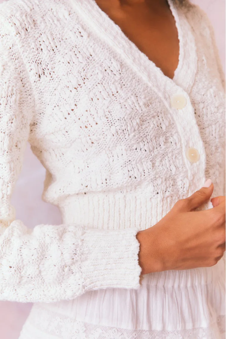 Hyacinth Knit Cardigan sold by LoveShackFancy product image thumbnail 2