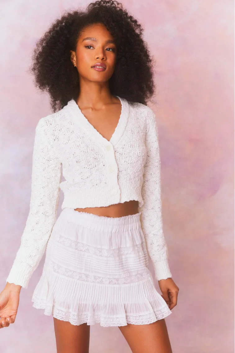 Hyacinth Knit Cardigan sold by LoveShackFancy product image thumbnail 5