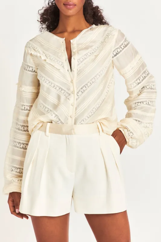 Carmolina Lightweight Blouse sold by LoveShackFancy