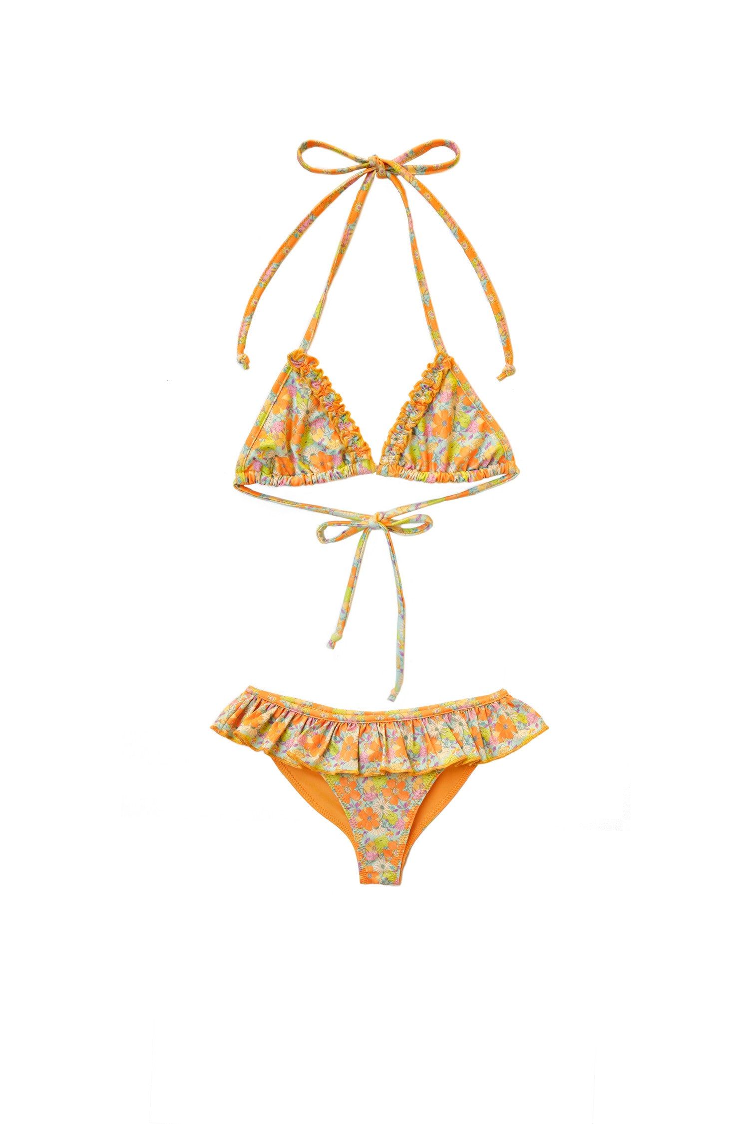 Girls Mini Harbor Bikini sold by LoveShackFancy