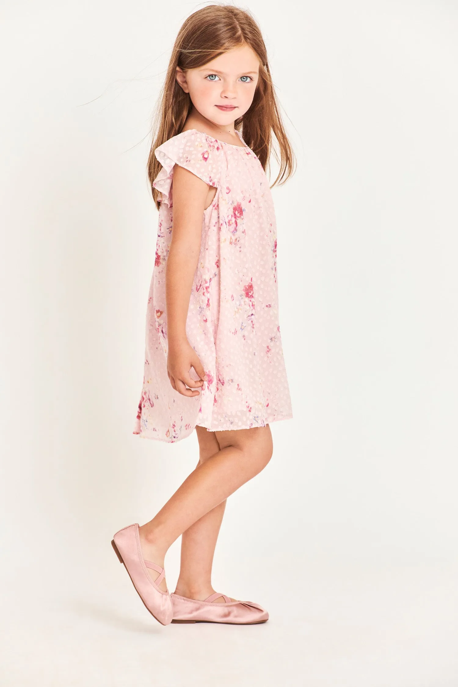 Girls Lou Floral Dress sold by LoveShackFancy product image thumbnail 3