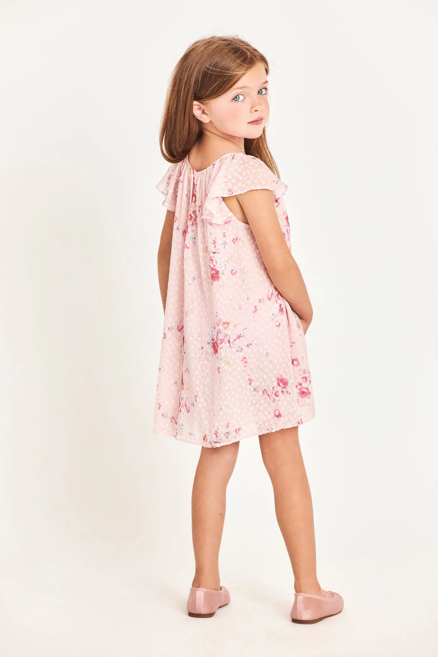 Girls Lou Floral Dress sold by LoveShackFancy product image thumbnail 5