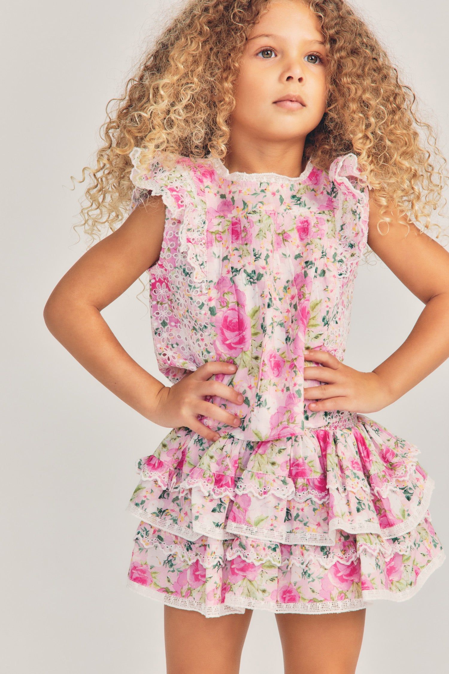 Girls Billie Skirt sold by LoveShackFancy product image thumbnail 2