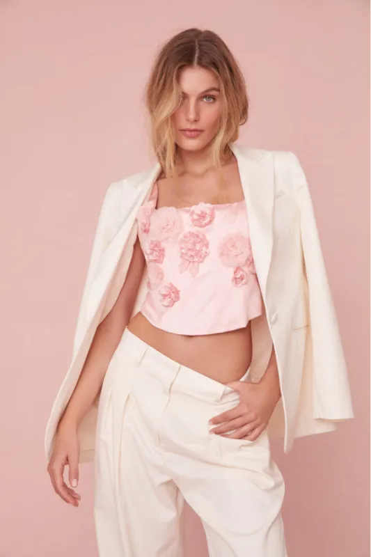 Lorelai Bustier Top sold by LoveShackFancy