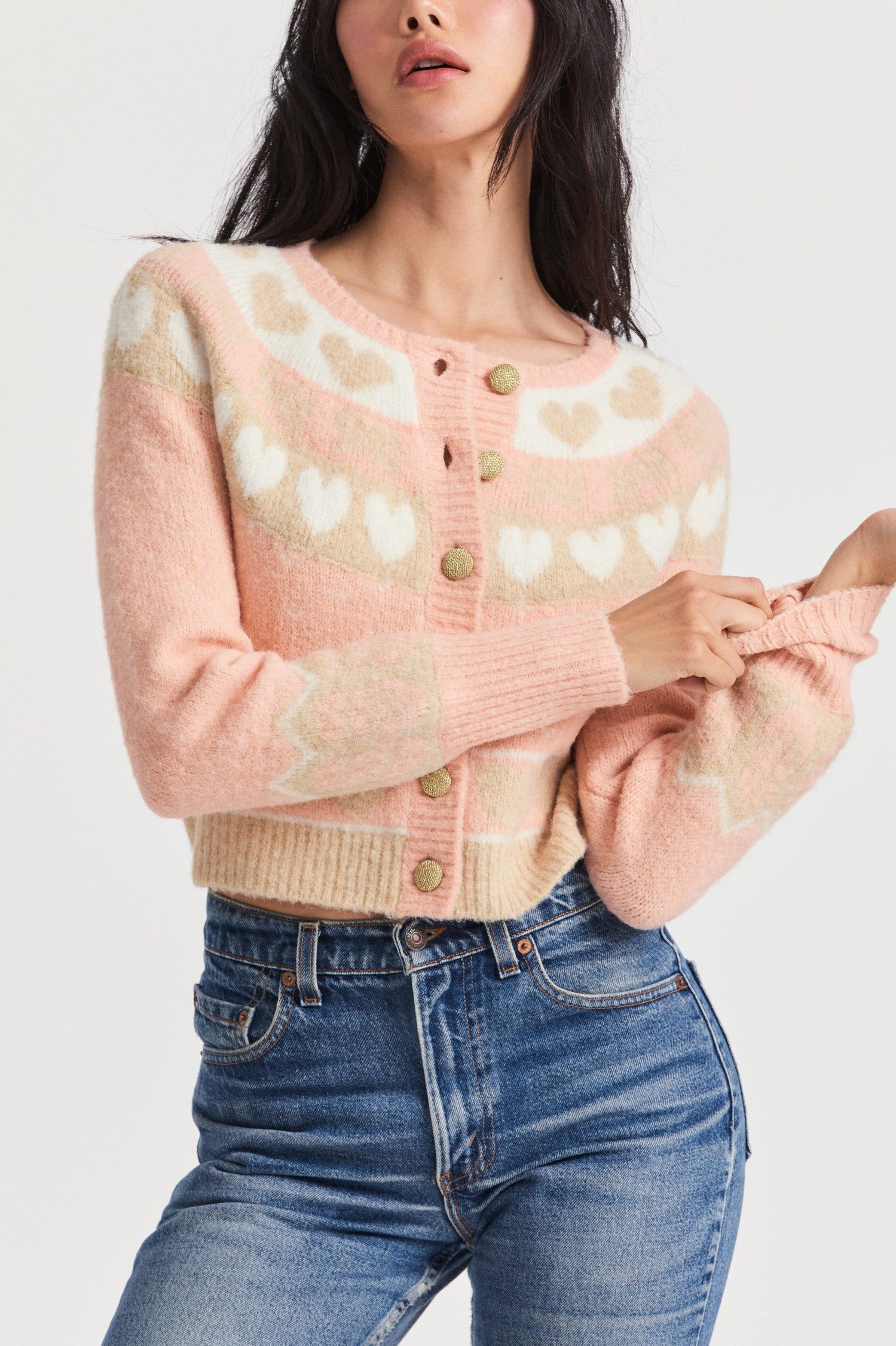 Dimples Crop Cardigan sold by LoveShackFancy product image thumbnail 2