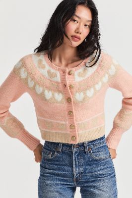 Dimples Crop Cardigan sold by LoveShackFancy