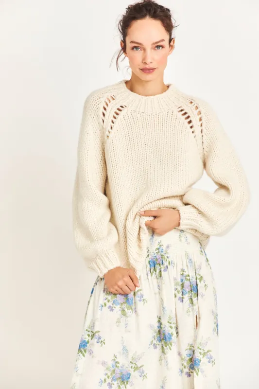 Gianni Alpaca Pullover Sweater sold by LoveShackFancy