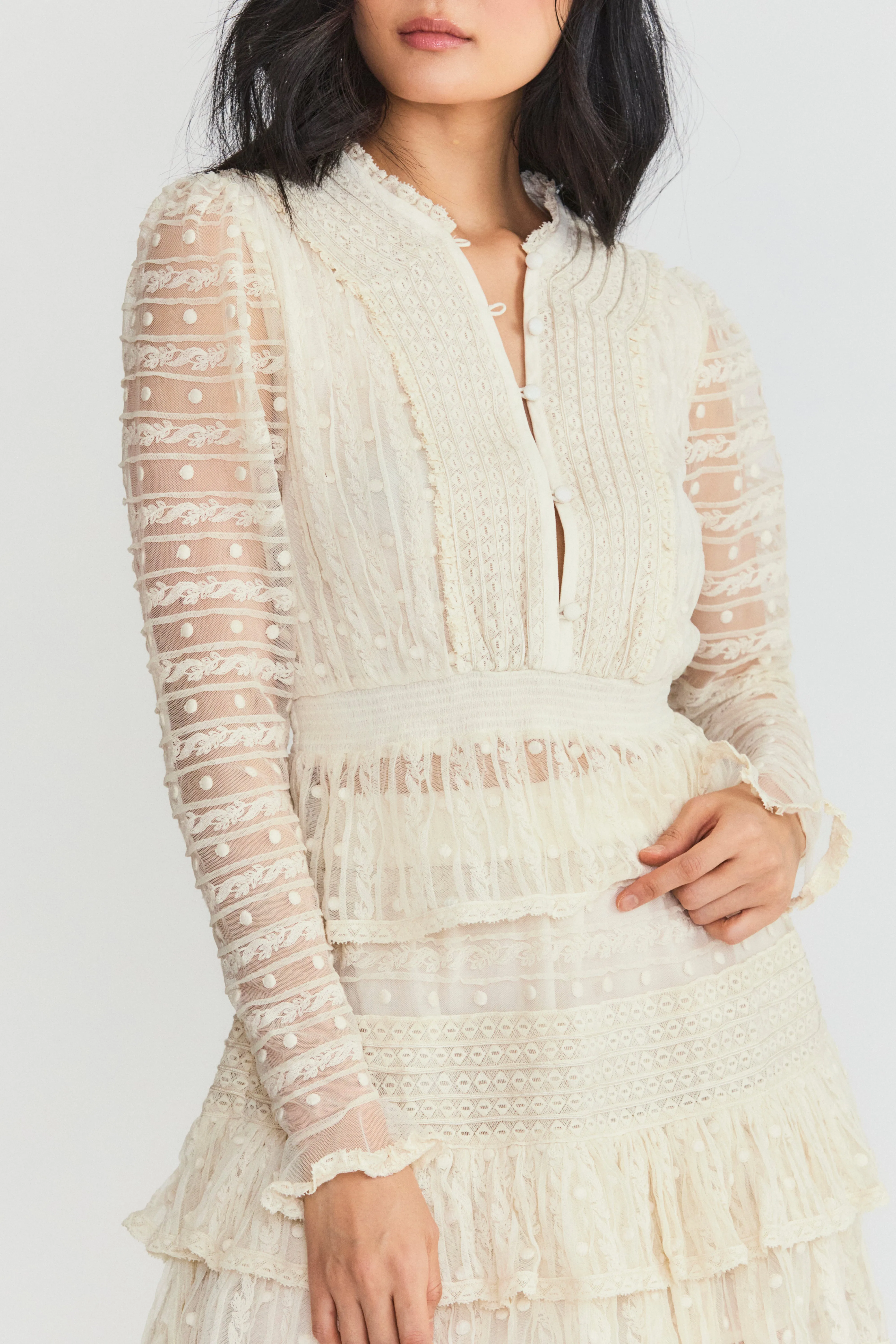 Baine Lace Blouse sold by LoveShackFancy product image thumbnail 2