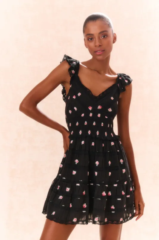 Finny Embroidered Floral Dress sold by LoveShackFancy