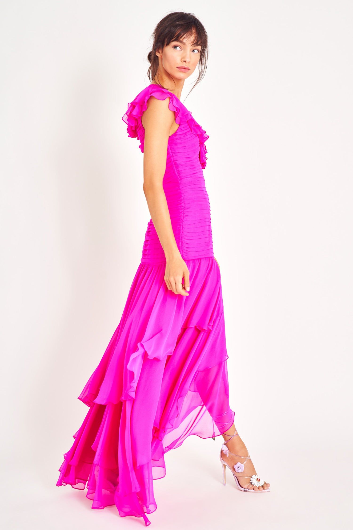 Tini Silk Maxi Dress sold by LoveShackFancy product image thumbnail 4