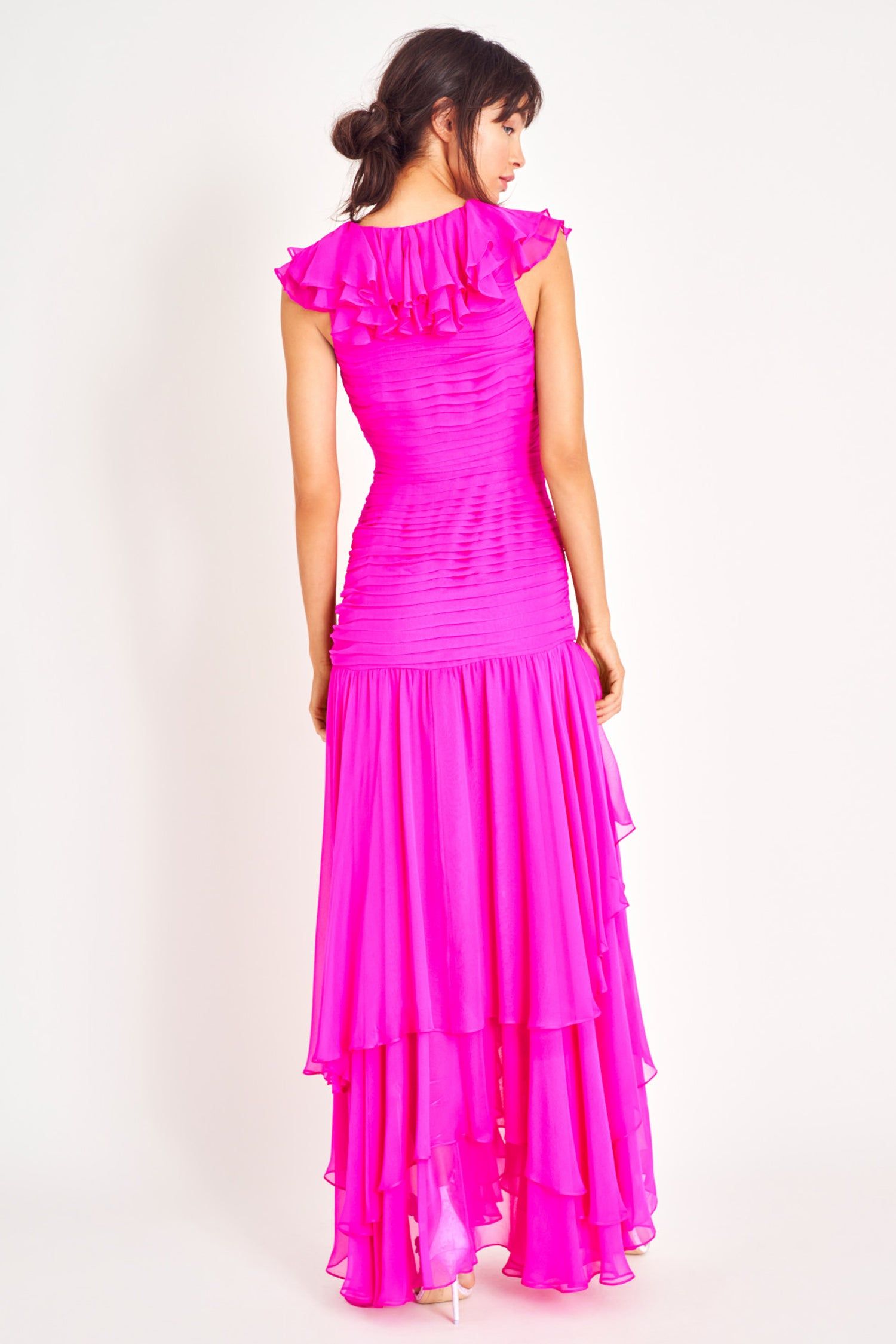 Tini Silk Maxi Dress sold by LoveShackFancy product image thumbnail 5