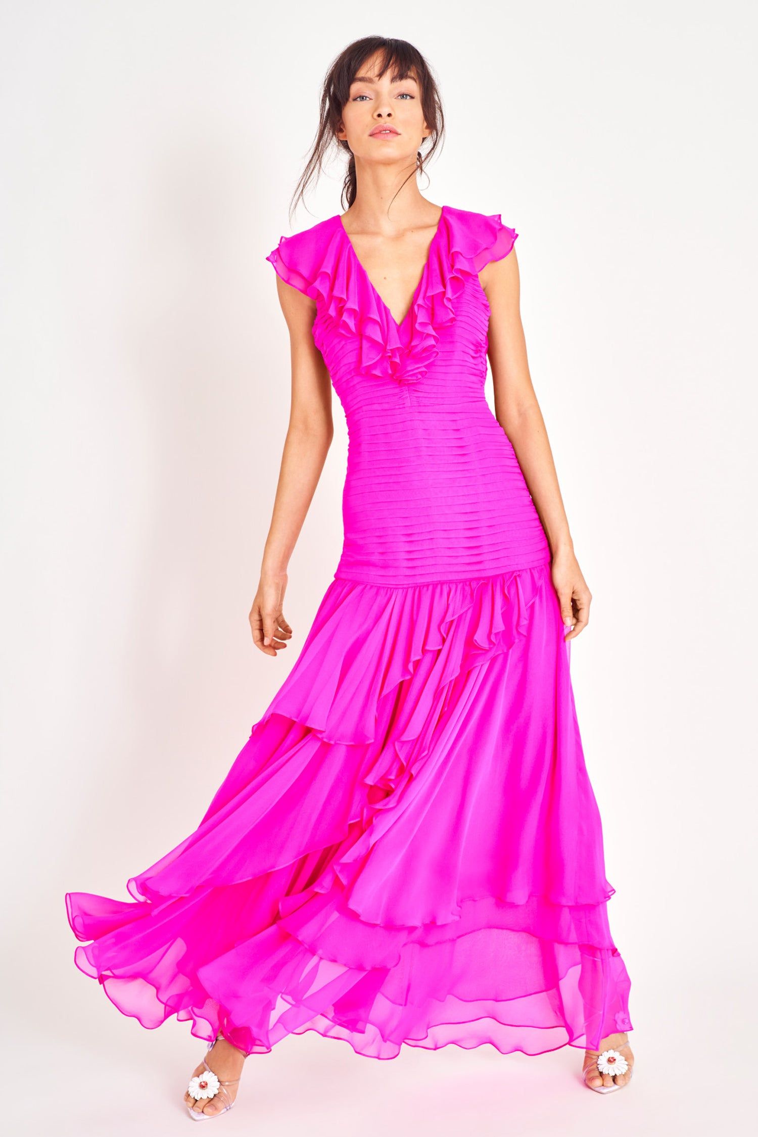 Tini Silk Maxi Dress sold by LoveShackFancy product image thumbnail 2