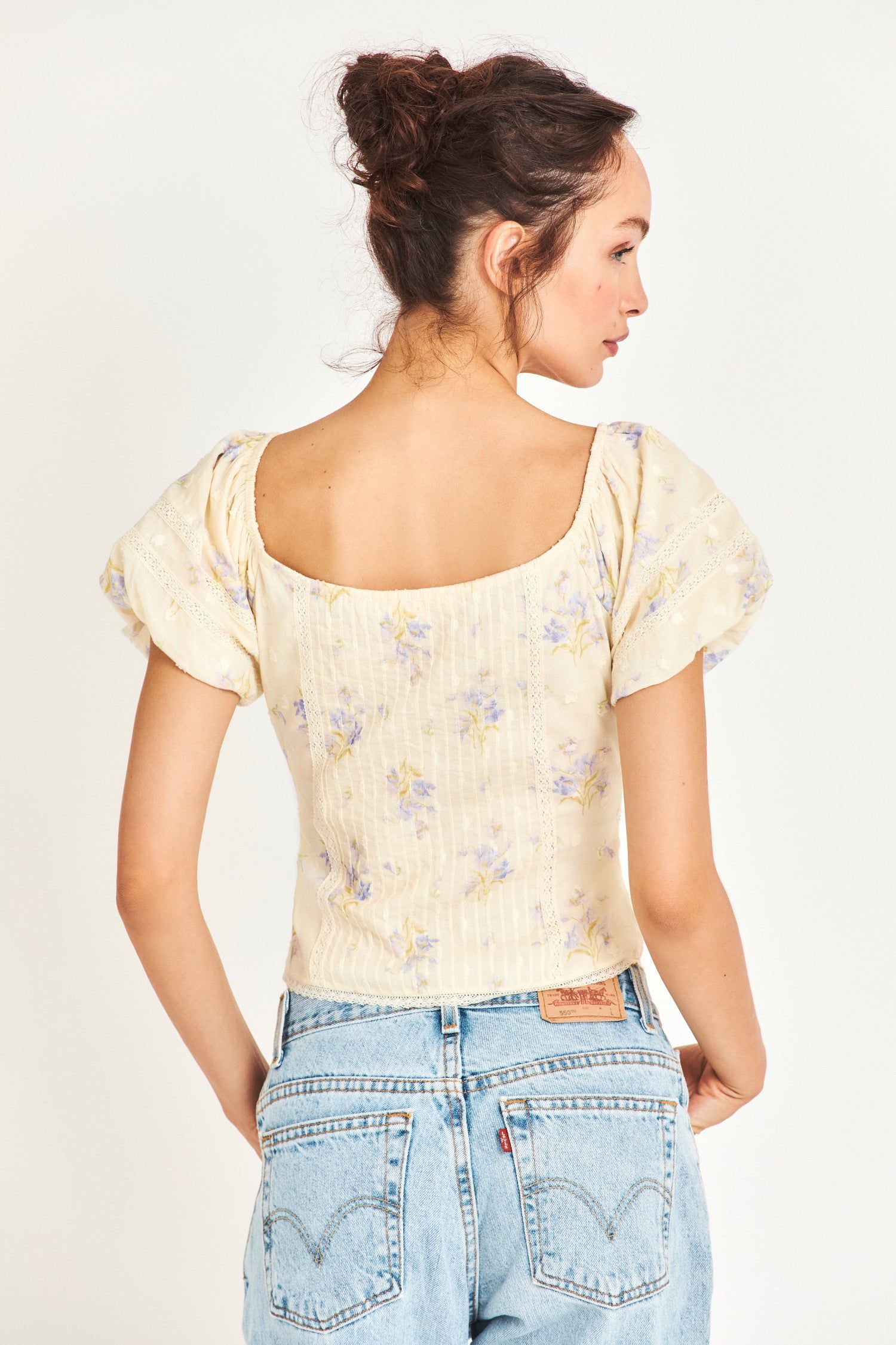 Zia Corset Top sold by LoveShackFancy product image thumbnail 4