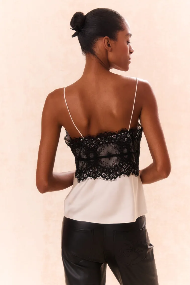Talulah Lace-Trimmed Cami Top sold by LoveShackFancy product image thumbnail 4