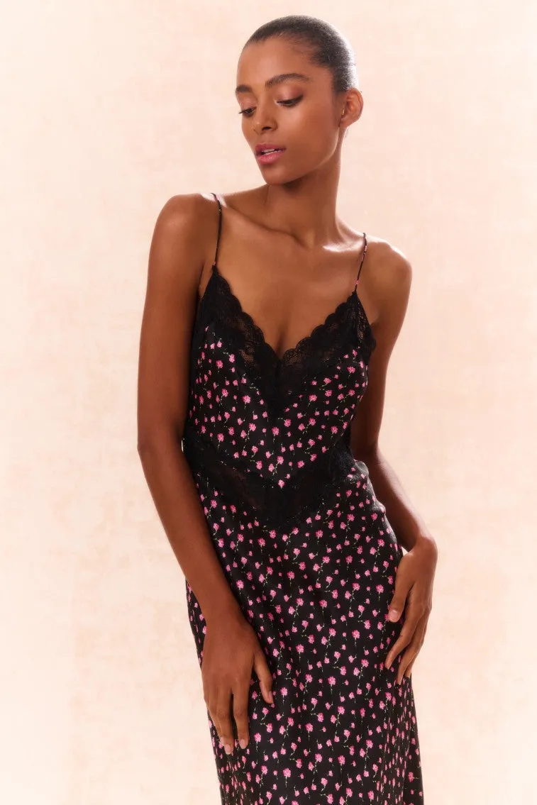 Serita Silk Floral Maxi Dress sold by LoveShackFancy product image thumbnail 2