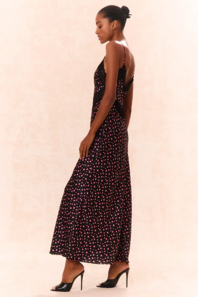 Serita Silk Floral Maxi Dress sold by LoveShackFancy product image thumbnail 4