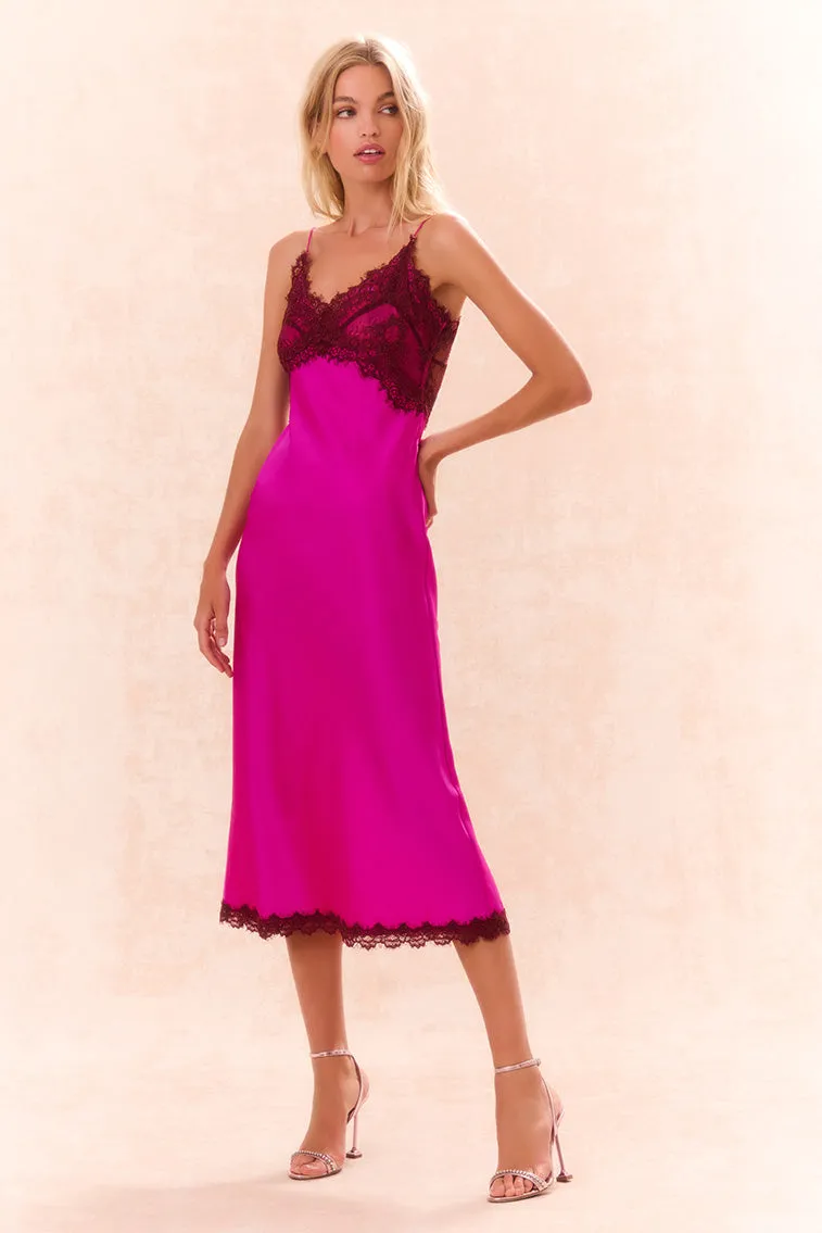 Ameliane Lace-Trimmed Slip Dress sold by LoveShackFancy product image thumbnail 4