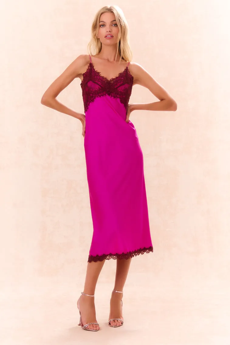 Ameliane Lace-Trimmed Slip Dress sold by LoveShackFancy product image thumbnail 3
