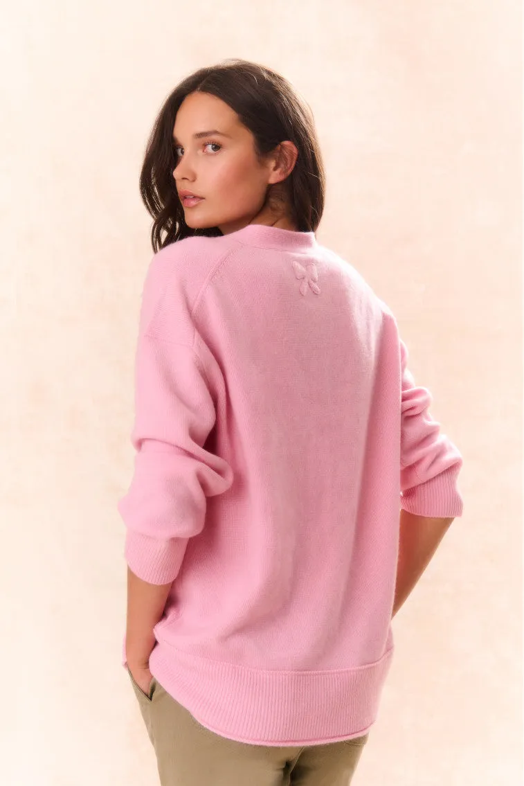 Elmer Oversized Wool Cardigan sold by LoveShackFancy product image thumbnail 4
