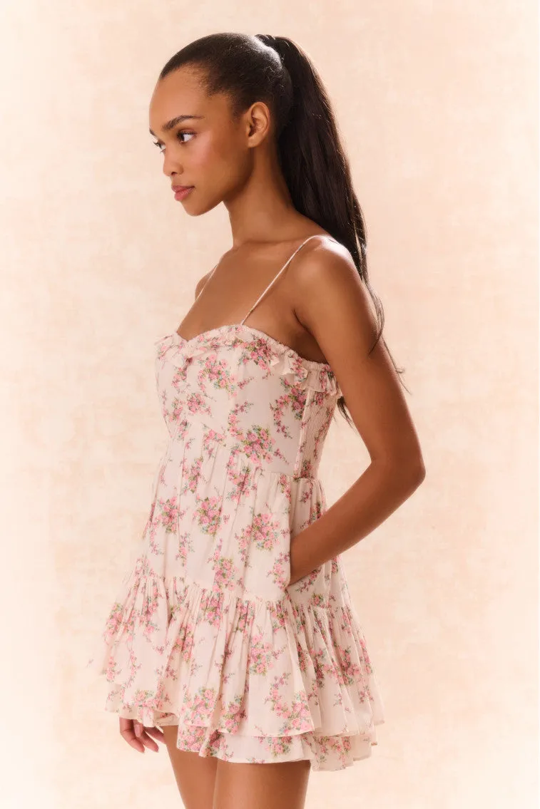 Linny Floral Mini Dress sold by LoveShackFancy product image thumbnail 4