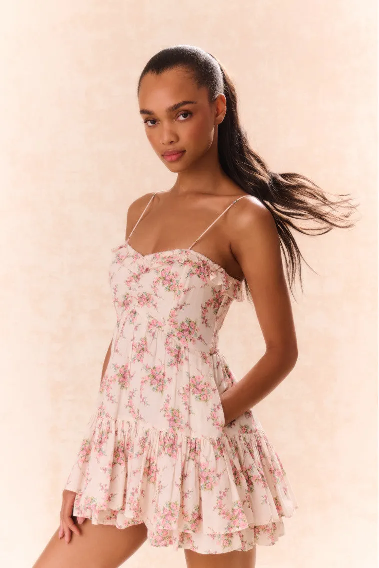 Linny Floral Mini Dress sold by LoveShackFancy product image thumbnail 5