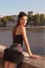 Viviette Feather Mini Skirt - BLACK sold by LoveShackFancy